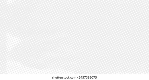 Abstract halftone background with a smooth surface made of gray dots on white