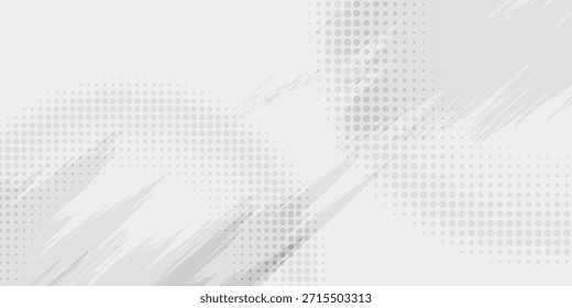 Fundo de meio-tom abstrato com uma superfície lisa feita de pontos cinzas no branco