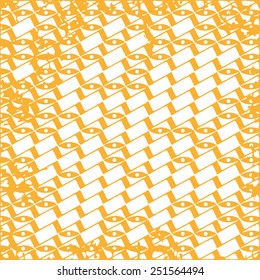 Abstract Halftone Background, stock vector illustration hatbox  