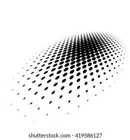 Abstract halftone background. Stock vector.