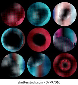 abstract halftone background for text