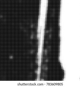 Abstract halftone background. Texture of dots of ink. Monochrome vector grunge pattern black and white