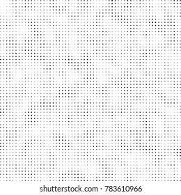 Abstract halftone background. Texture of dots of ink. Monochrome vector grunge pattern black and white