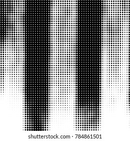Abstract halftone background. Texture of dots of ink. Monochrome vector grunge pattern black and white