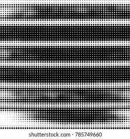 Abstract halftone background. Texture of dots of ink. Monochrome vector grunge pattern black and white