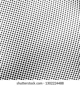 Abstract halftone background. Texture monochrome wave of points. Futuristic pattern for design and printing. Vintage pop art poster, badges