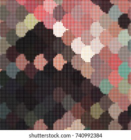 Abstract halftone background. Vector clip art