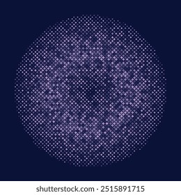 Abstract Halftone Background Vector Design.