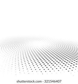 Abstract halftone background. Vector greyscale illustration