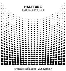 Abstract Halftone Background, vector illustration 