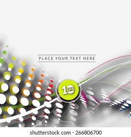 Abstract halftone background, Vector illustration