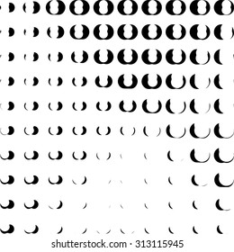 Abstract Halftone Background Vector Illustration. Black 






