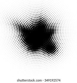Abstract Halftone Background. Vector Illustration.
