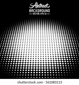 Abstract halftone background. Vector and illustration.