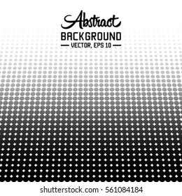 Abstract halftone background. Vector and illustration.