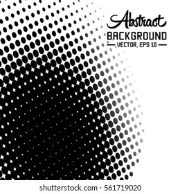 Abstract halftone background. Vector and illustration.