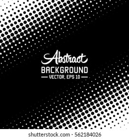 Abstract halftone background. Vector and illustration.