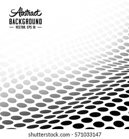 Abstract halftone background. Vector and illustration.