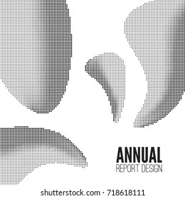 Abstract Halftone Background, vector illustration. 