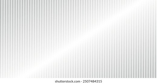 Abstract halftone background with wavy surface made of gray dots on white vector modern