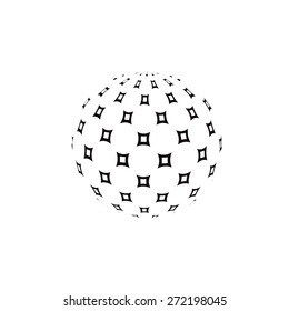 Abstract halftone background. White and black. Illustration Hotbox






