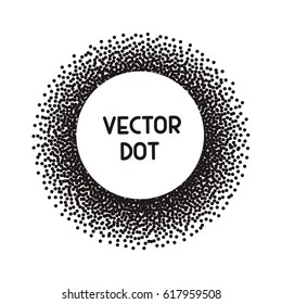 Abstract Halftone Backgrounds. Vector Dotwork Illustration.