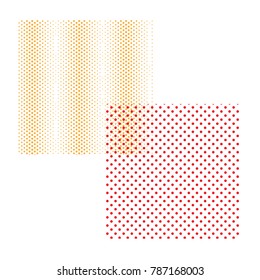 Abstract halftone backgrounds. Vector set of isolated modern design element. Set of halftone squares, abstract background, shape, vector illustration.