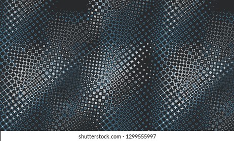 Abstract halftone for banner design. Vector template.