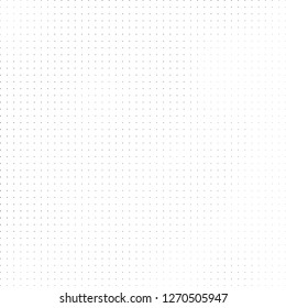 Abstract halftone. Black dots on white background. Chaotic monochrome texture