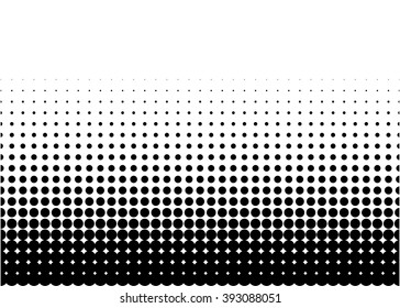 Abstract halftone. Black dots on white background. Halftone background. 