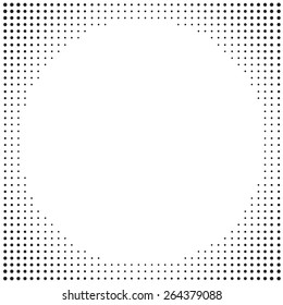 abstract halftone black dotted background