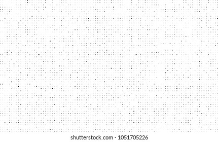 Abstract halftone of black squares on a white background