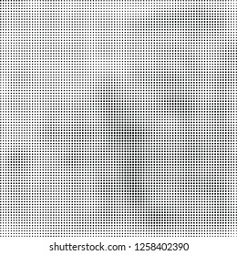 Abstract halftone black and white