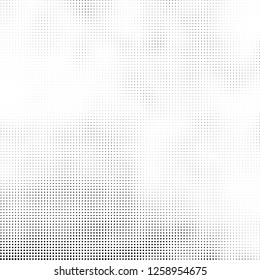 Abstract halftone black and white