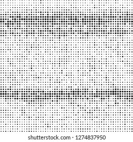 Abstract halftone black and white