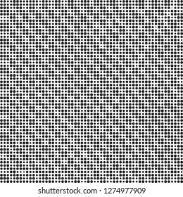 Abstract halftone black and white