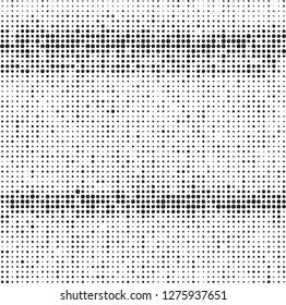 Abstract halftone black and white