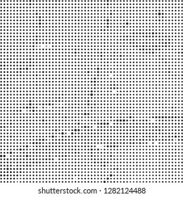 Abstract halftone black and white