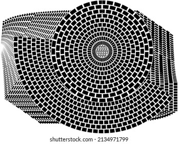 Resumen de fondo blanco y negro de medio tono, patrón dinámico geométrico, textura de diseño moderno vectorial.