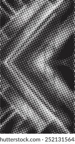 Abstract halftone black and white background