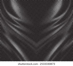 Abstract halftone black and white background