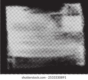 Fundo preto e branco de meio-tom abstrato