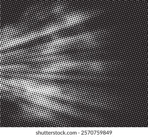 Abstract halftone black and white background