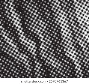 Abstract halftone black and white background