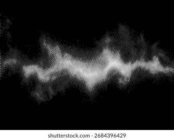 Abstrakter Halbton, schwarz-weißer Hintergrund