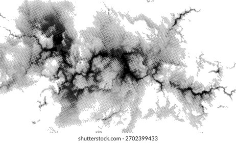 Meio-Tom Abstrato Preto E Branco Fundo_31