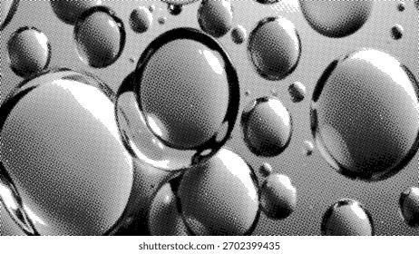 Fondo blanco y negro de semitono Abstractas_31