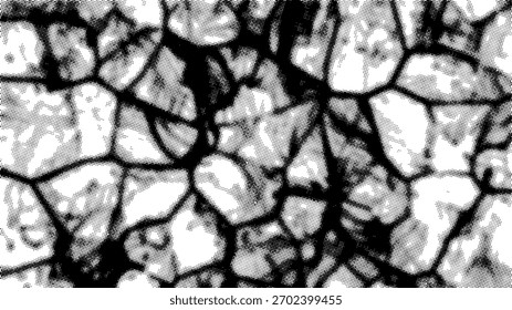Meio-Tom Abstrato Preto E Branco Fundo_31