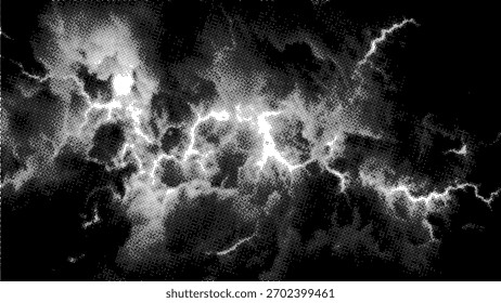 Meio-Tom Abstrato Preto E Branco Fundo_31