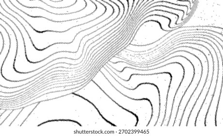 Meio-Tom Abstrato Preto E Branco Fundo_31
